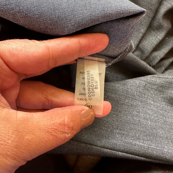 Calvin Klein Blue Ruched Asymmetrical Sheath Dress - Picture 10 of 16